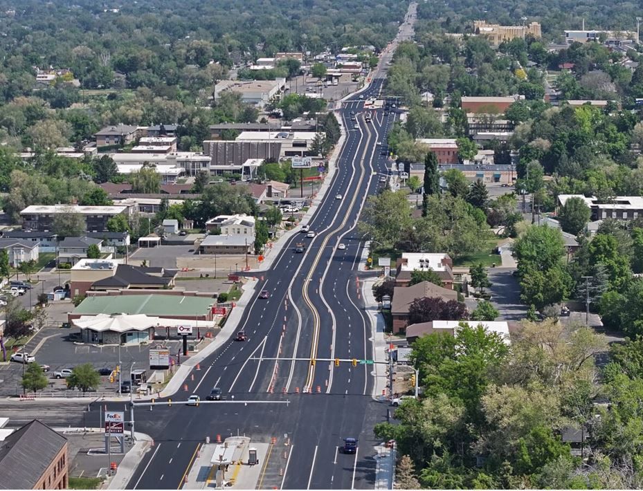 Ogden City Aerial View